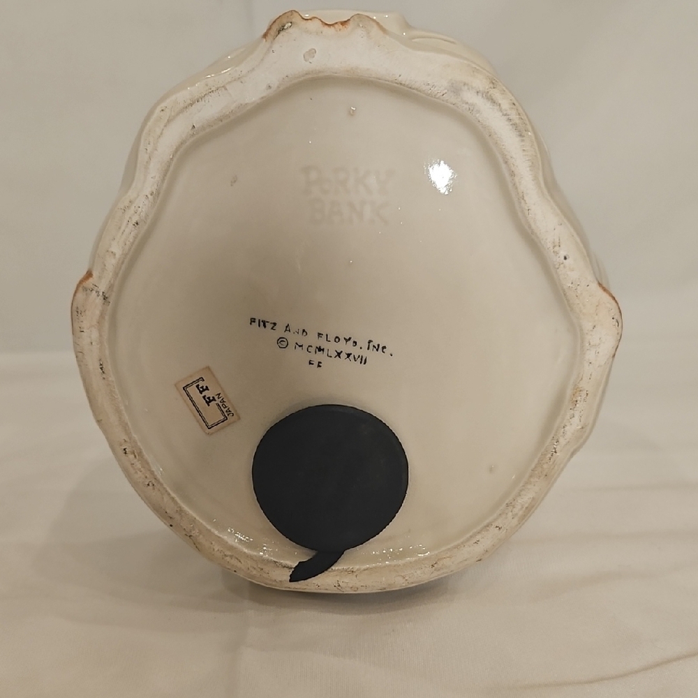 Fitz and Floyd Porky Bank - Picture 5 of 5
